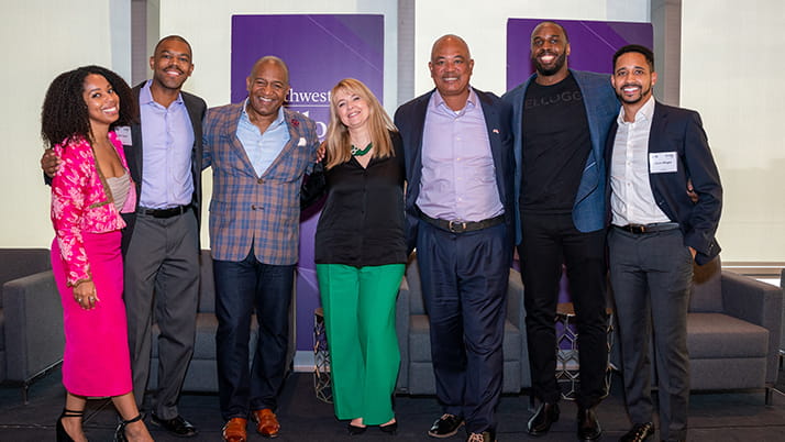 Dean Francesca Cornelli and Braylon Gurnell among the many who attended the Black Management Association Conference 2022