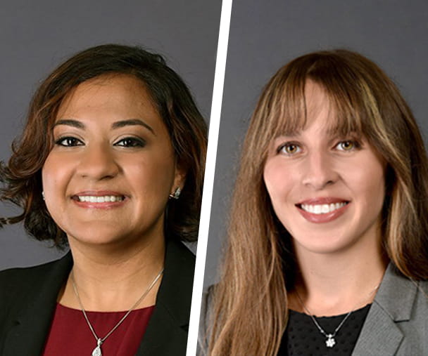  Co-chairs Shelby Nakhare and Amna Mahmud