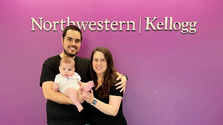 Luis Hernán Hormazábal with his family