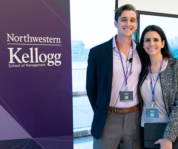 Carolina Madrid ’23 and Matthew Steggeman ’23, Two-Year MBA Program served as conference Co-Chairs 