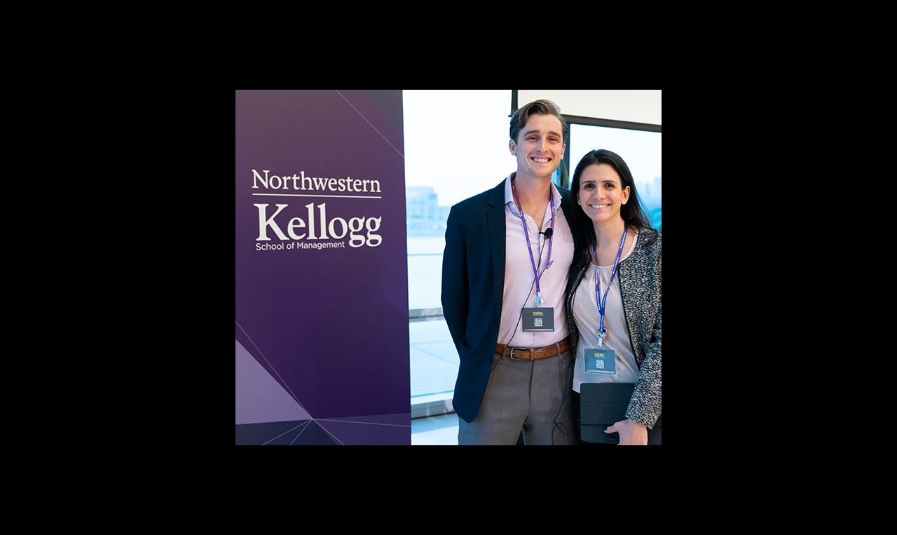 Carolina Madrid ’23 and Matthew Steggeman ’23, Two-Year MBA Program served as conference Co-Chairs