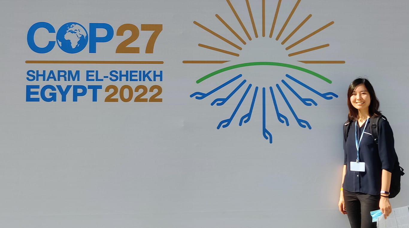 June Qian ’23 Two-Year MBA student attends COP27, a conference discussing climate change and exploring solutions