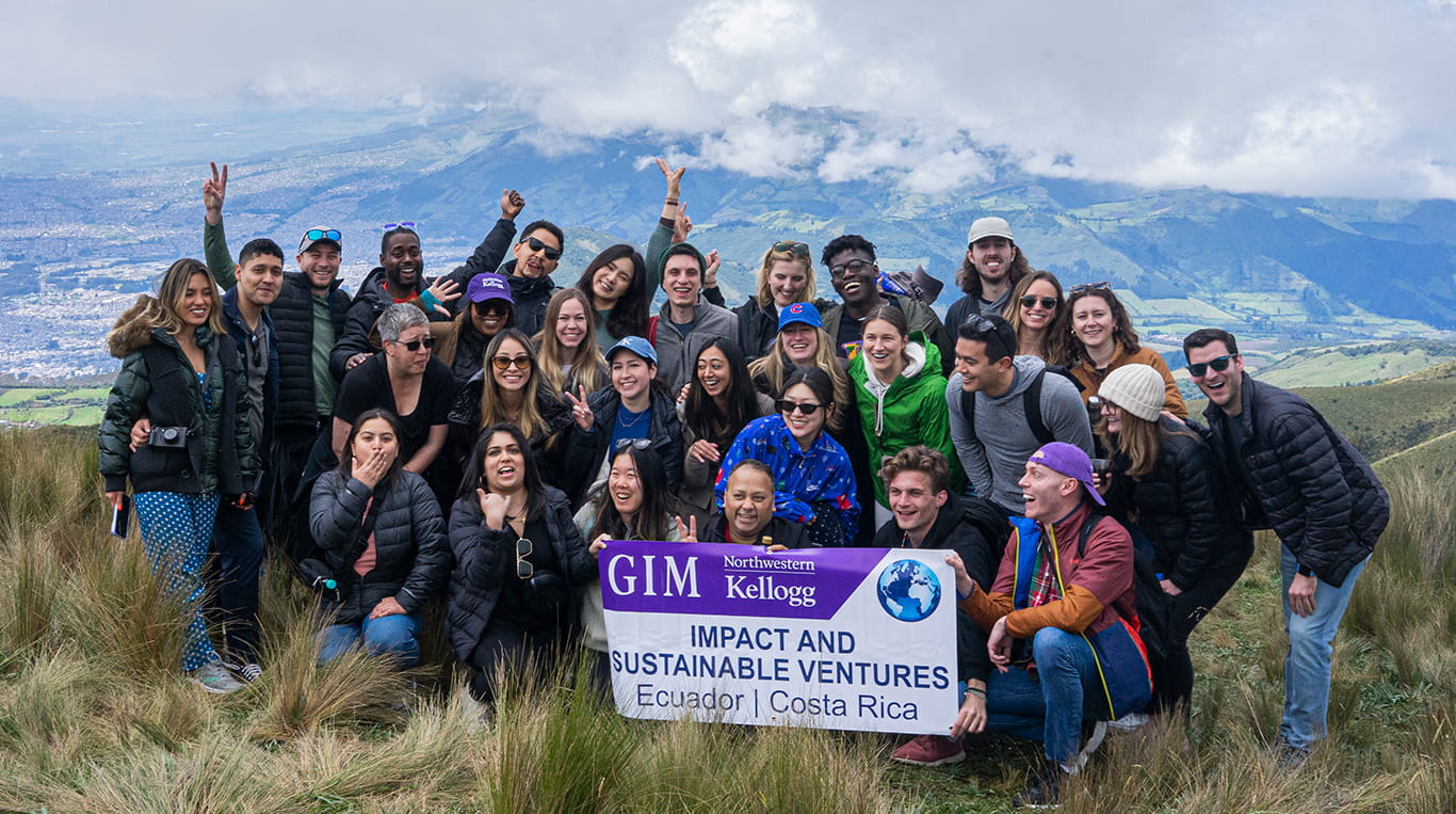 Kellogg students on GIM trip