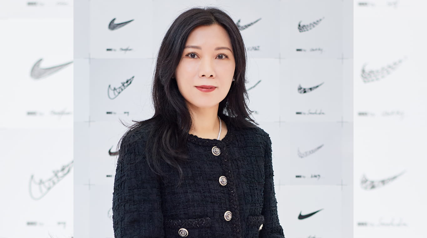 NIKE’S ANGELA DONG DISCUSSES CHINA’S GROWING SPORTS CULTURE AND THE VIRTUES OF TEAMWORK.
