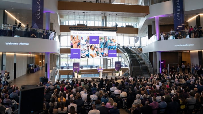 keynote speech from Dean Francesca Cornelli