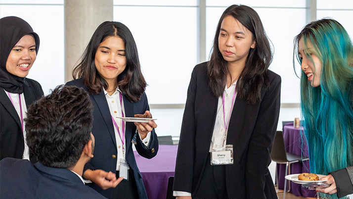 Participating MBA students during the Kellogg Design Challenge