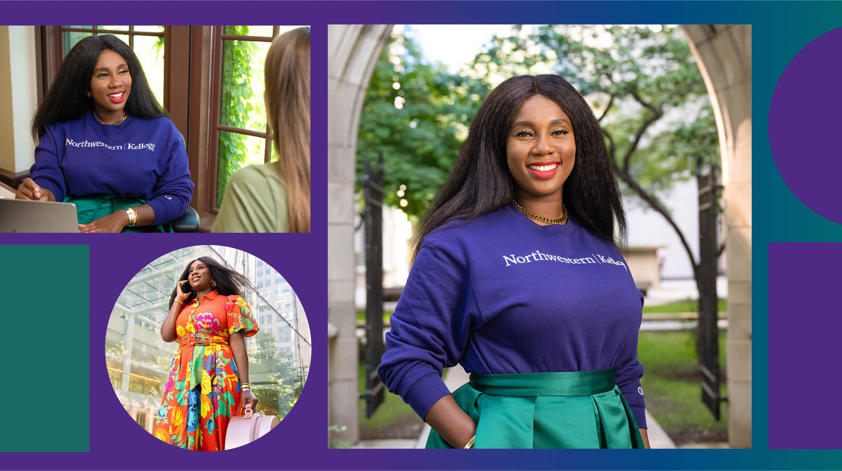 Victoria Alao brings every aspect of her brilliant self to the Kellogg community