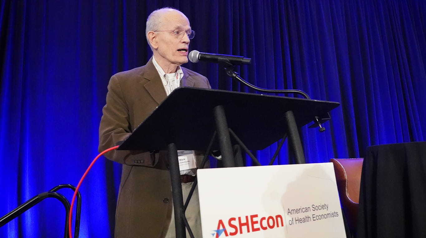 Professor Mark Satterthwaite gives speech at the American Society of Health Economists (ASHEcon)