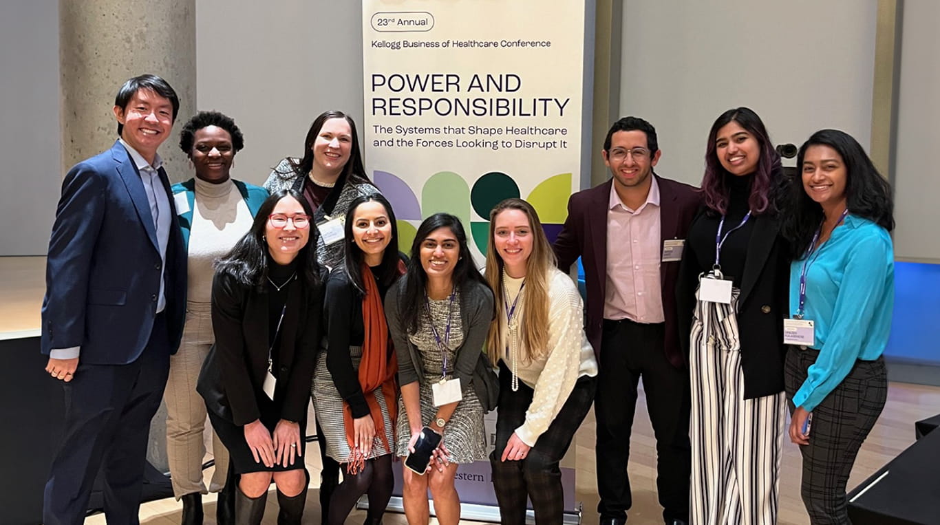 Emily Strack ’23, a part-time MBA student at Kellogg, has been making the most of the school's academics and opportunities to align her business school experience with her career ambitions