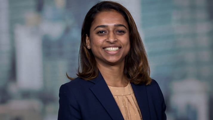Bhavana Balakrishnan (2Y ‘22) founding member of the Young Alumni Board at Kellogg
