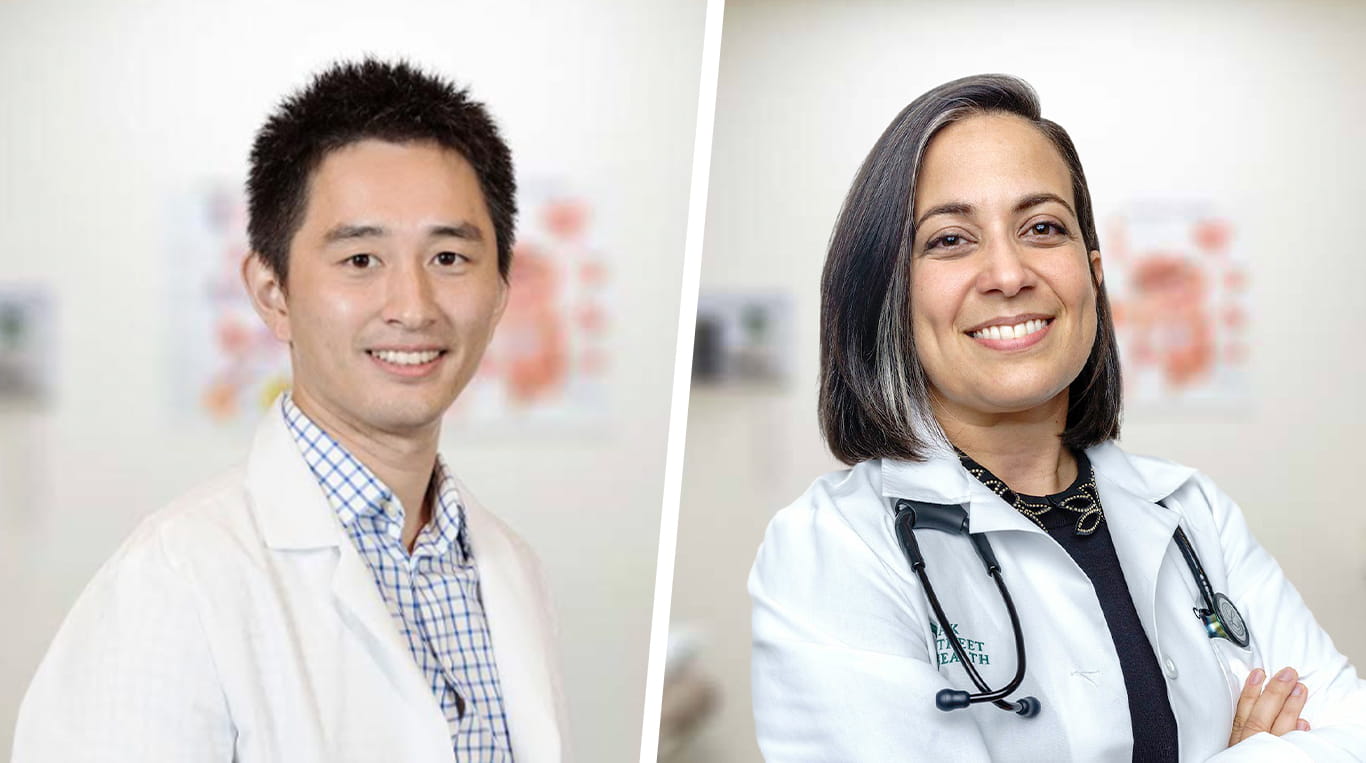 Kellogg Evening & Weekend MBA students Michael Chen ’24 and Christiana Shoushtari ’24