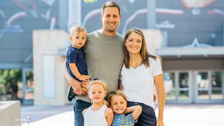 Mike Schroder ’14 MBA credits his family as a source of inspiration for his new sports-centric business venture