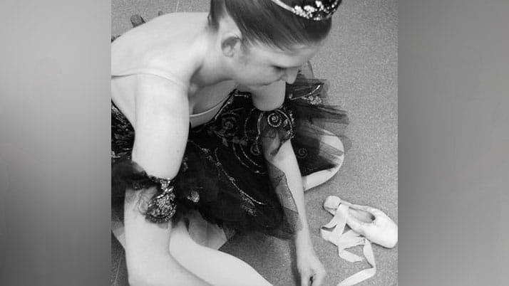 A young Tessa Charlesworth learned lessons of resilience, humility and grit at an early age through life as a dancer.