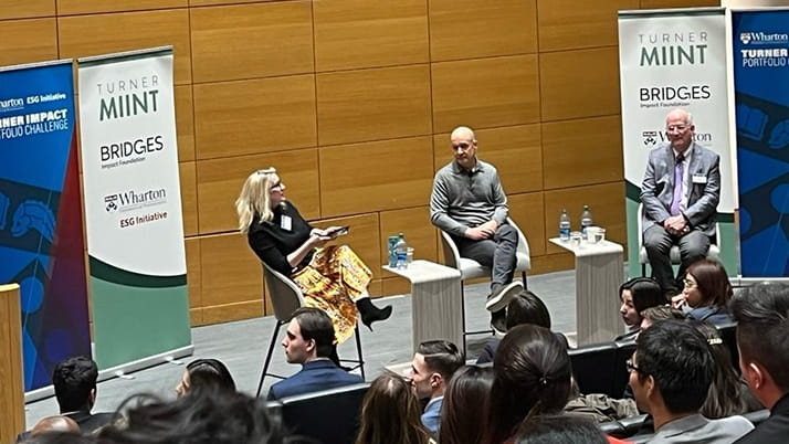 Part of the opening ceremony for the MBA Impact Investing Network & Training Program