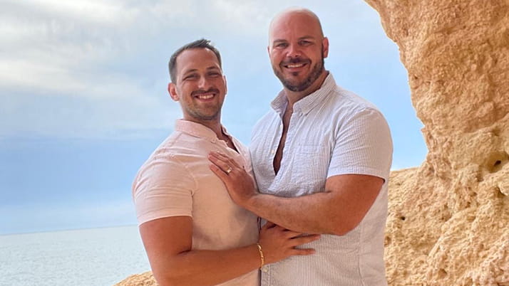 Kellogg student Clinton Snider with his partner