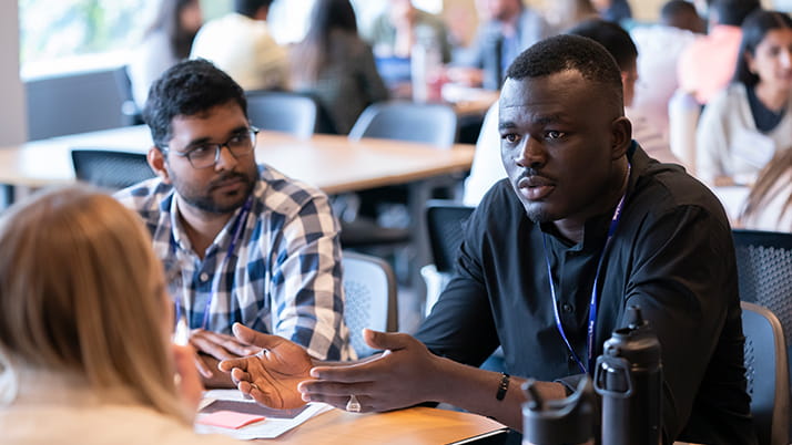 Kellogg MBA business students collaborating during Social Impact Days 2024