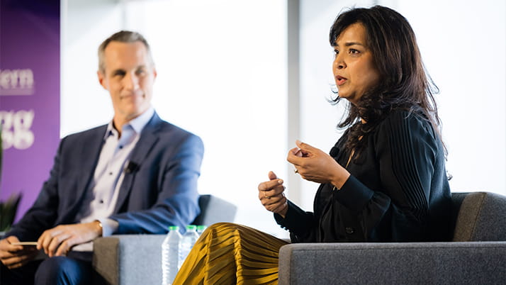 Priti Youssef Choksi was a keynote speaker at the 2024 PE/VC Conference
