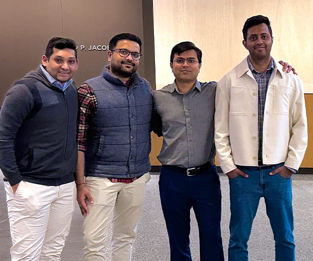 Kellogg part-time mba students gathered at the Global Hub