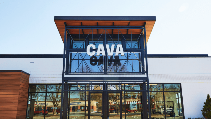 A Cava storefront