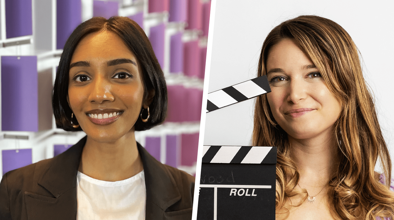 Profile shots of two female business students at Kellogg