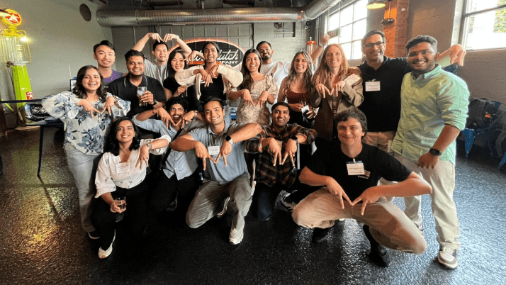 Rishabh with his FAMMM crew