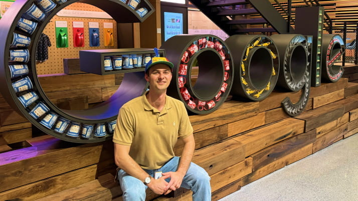 Two-Year MBA student Nick Gulson at his summer internship at Google.