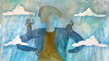 An executive decides if she is lonely at the top.