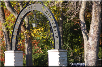 the university arch