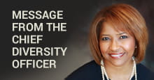 A Message from the Chief Diversity Officer