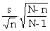 correction factor