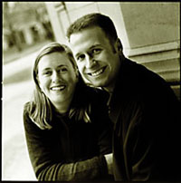Kristen Tegtmeier '01 and Doug Higgins '01