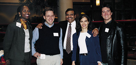 Dean Jain with Atlanta alumni