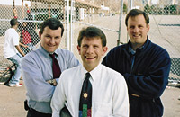 Matt Candler '98, Mark Medema '95 and Andy Schipper