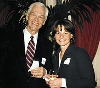 Ben Kudlo '40 and Kristi Anderson '97