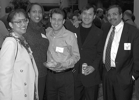 Dean Jain with Atlanta alums