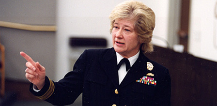 U.S. Navy Rear Admiral Ann Rondeau