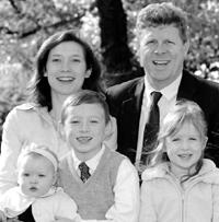 Brett Jarvis '93 and family