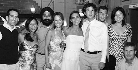 class of '01 wedding