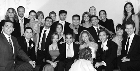 class of '01 wedding