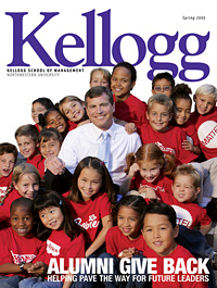 Kellogg World Alumni Magazine Spring 2005 cover