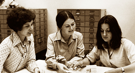 Mary Corbitt Clark, Kathleen Gwynn, and a student