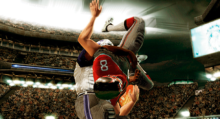 Scene from a video game football