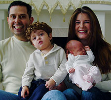 Fikret '97 and Nora Durmus with their children Fikret Aaron and Nora Mary Hatice