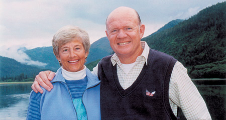 Wade Fetzer '61 with wife Bev