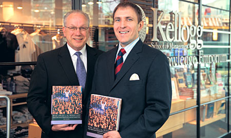 Author Matt Golosinski and Assistant Dean and CMO Rich Honack