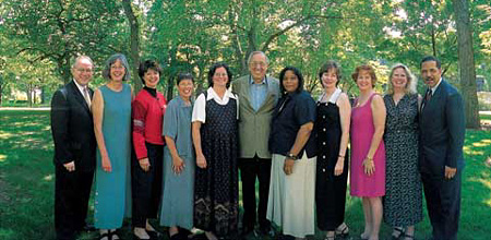 Dean Jacobs with the Assistant Deans.