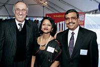 Jacobs with Sushant and Dipak Jain