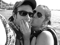 Clay McDaniel and Mandy Levenberg, on a kayak outing