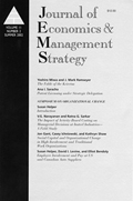 Journal of Economics & Management Strategy