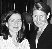Marianne Courville with Victoria Anstead '85